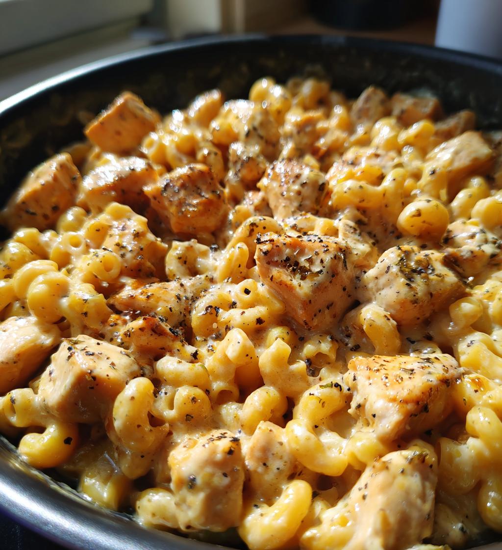 creamy honey pepper chicken mac and cheese recipe