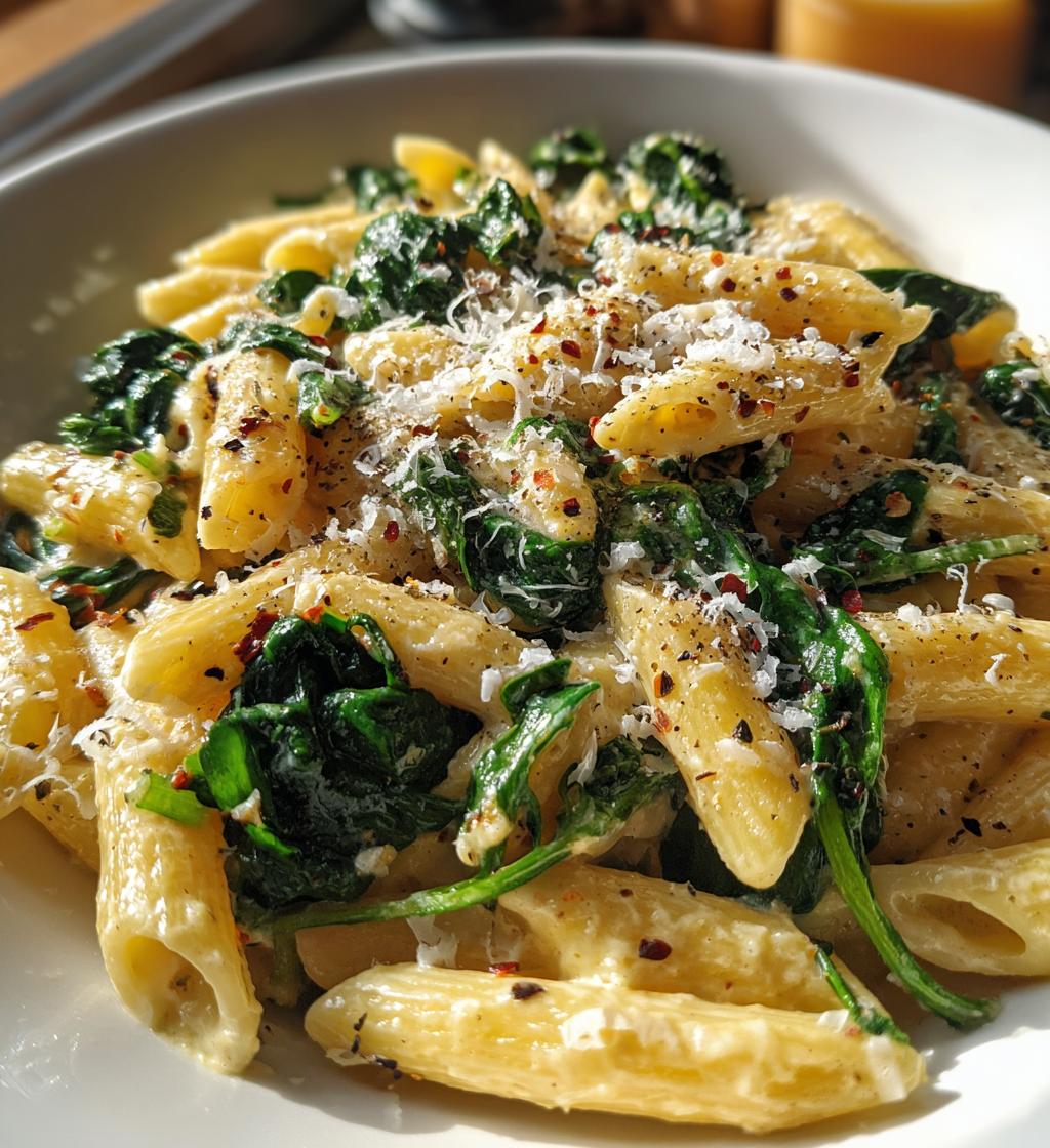 creamy hummus pasta - detail 1