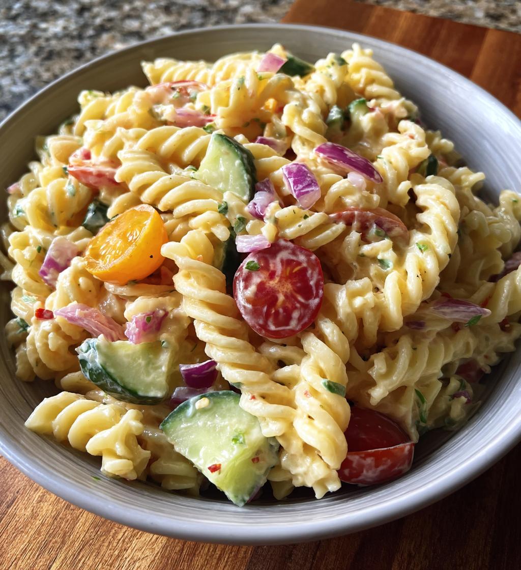 creamy pasta salad