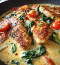 creamy tuscan chicken skillet