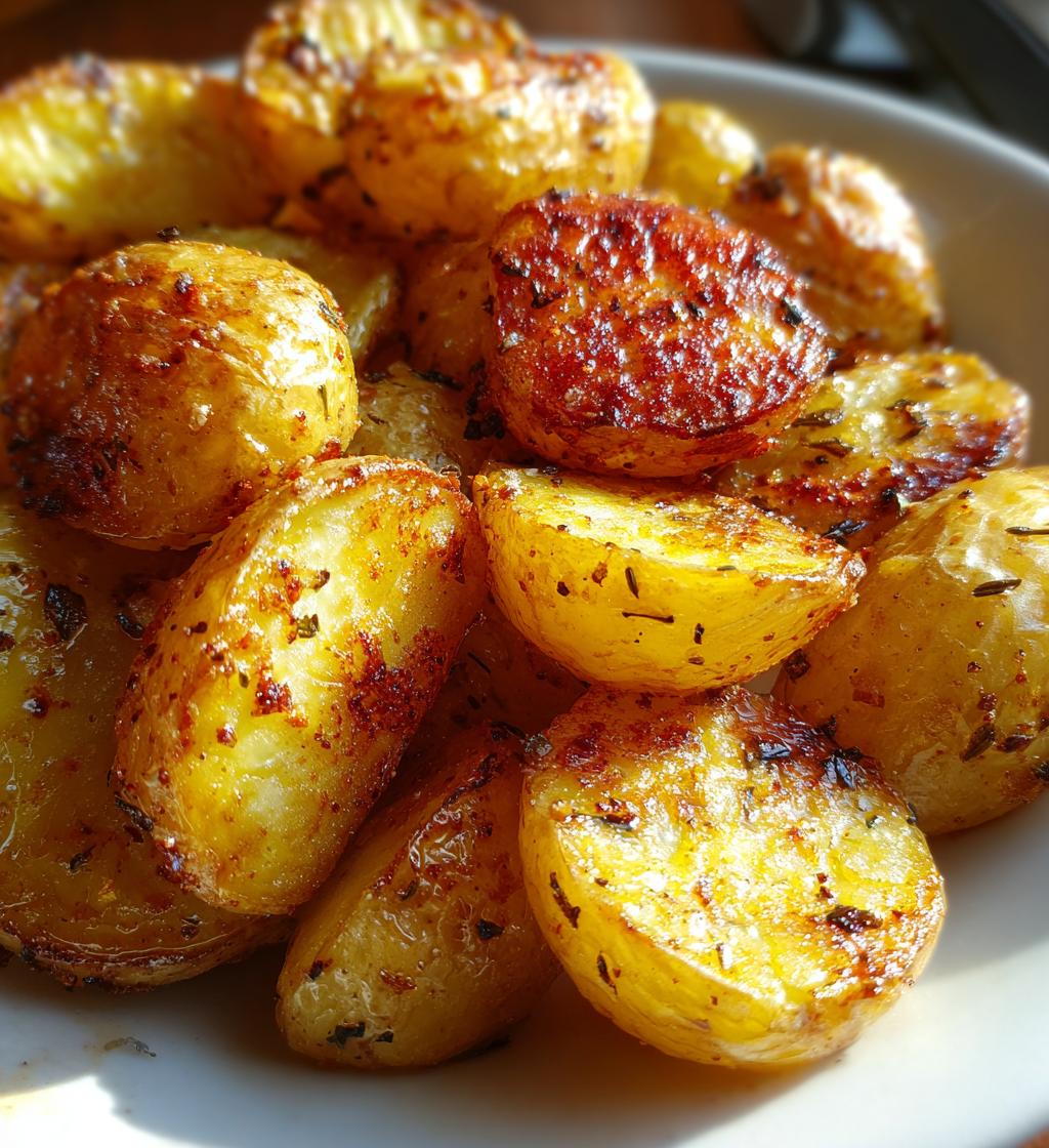 crispy air fryer baby potatoes