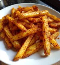 crispy air fryer seasoned french fries