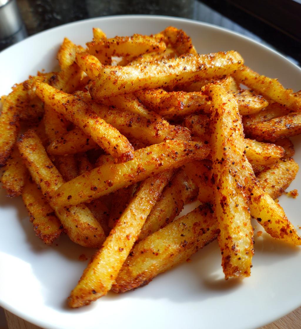 crispy air fryer seasoned french fries