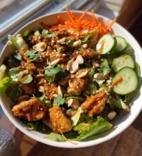 crispy asian chicken salad