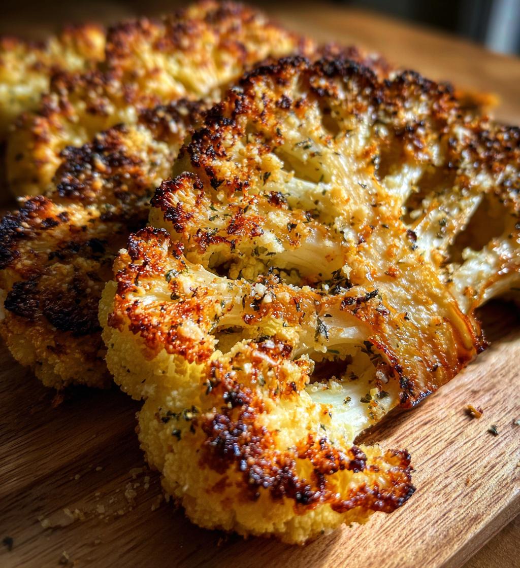 crispy baked cauliflower steaks