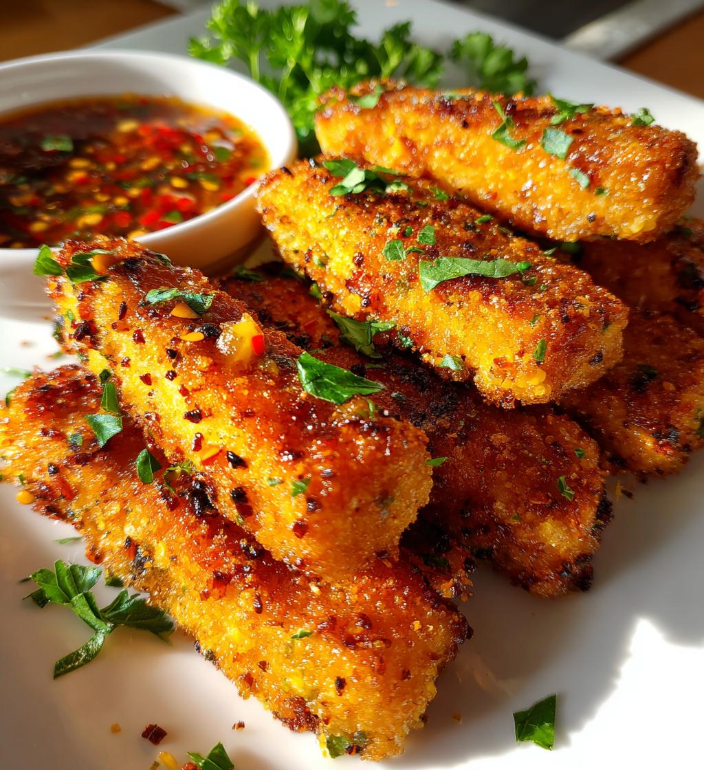 crispy baked fish sticks - detail 1