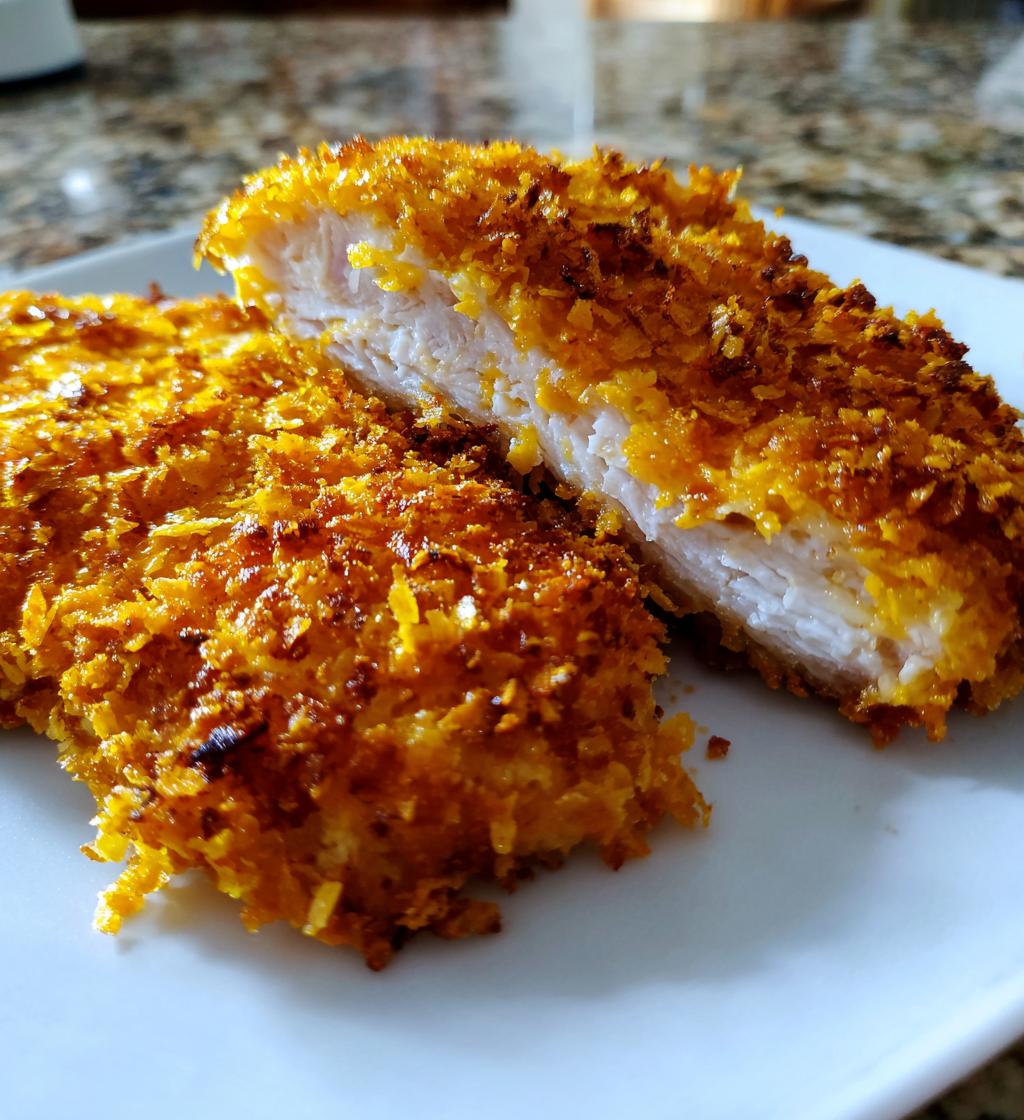 crispy cheddar chicken - detail 1
