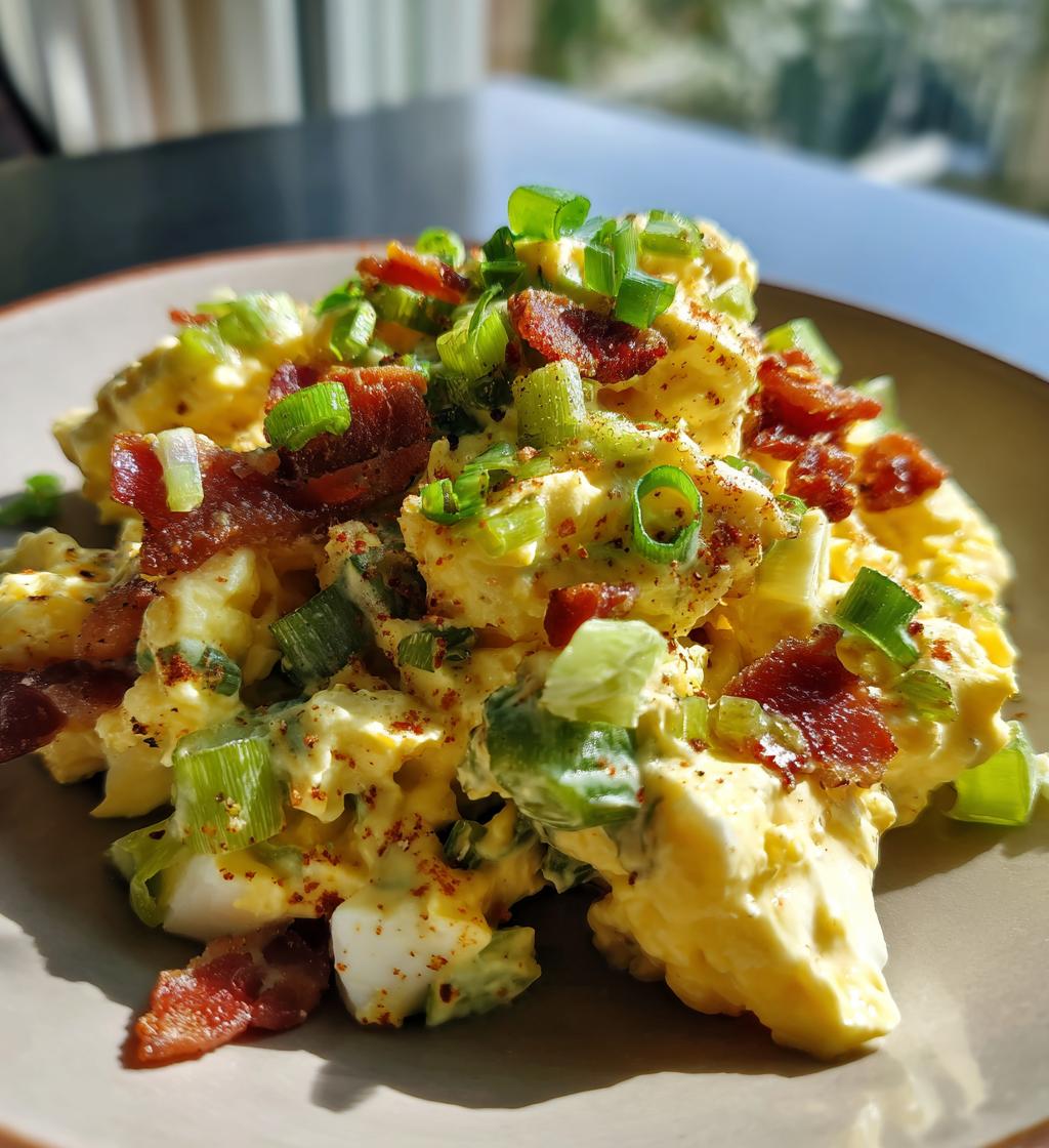 crispy egg salad - detail 1