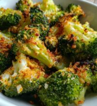 crispy garlic air fryer broccoli