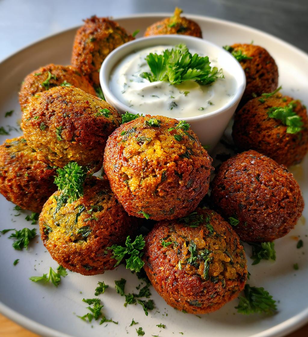 crispy homemade falafel