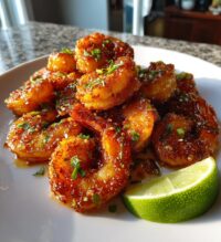 crispy hot honey fried shrimp sweet spicy and irresistible