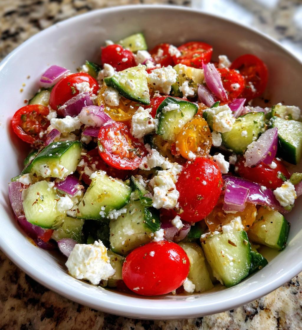 cucumber feta salad