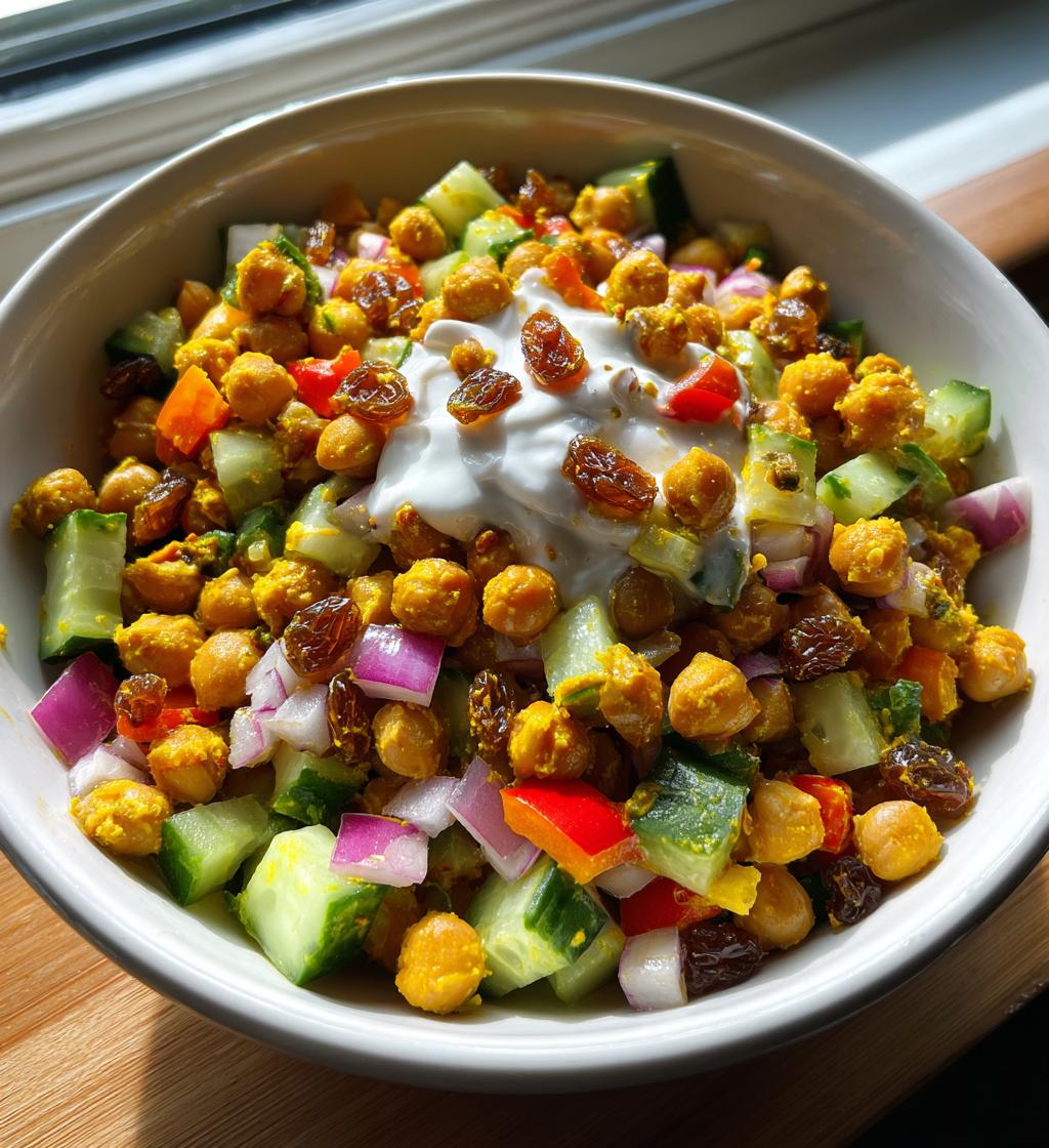 curried chickpea salad