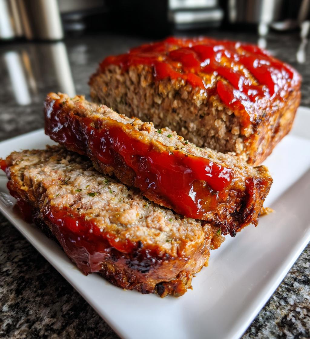 delicious savory meatloaf - detail 1