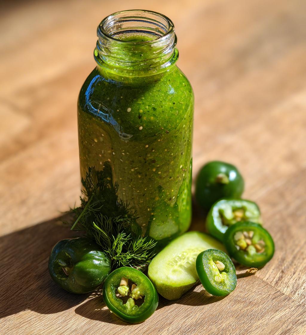 dill pickle hot sauce - detail 1
