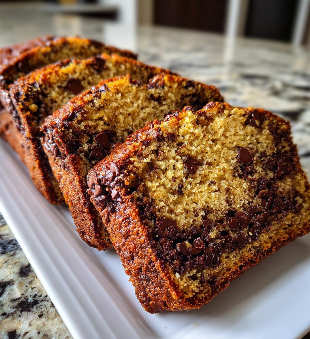 double chocolate banana bread - detail 1