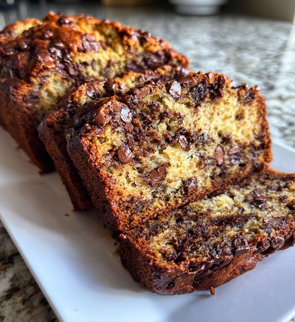 double chocolate banana bread