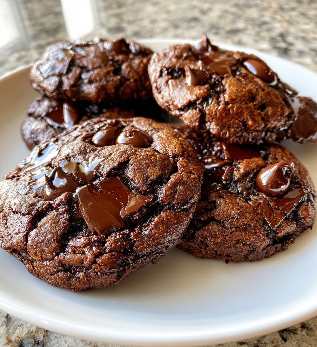 double chocolate cookies