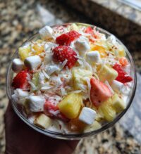 easter fruit fluff salad