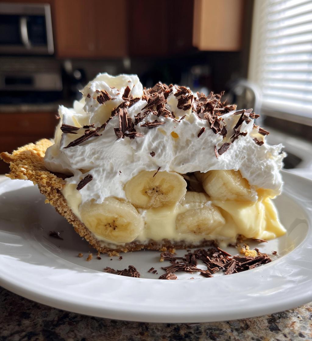 easy banana cream pie - detail 1