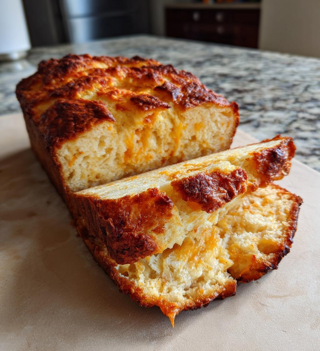 easy cheesy biscuit loaf