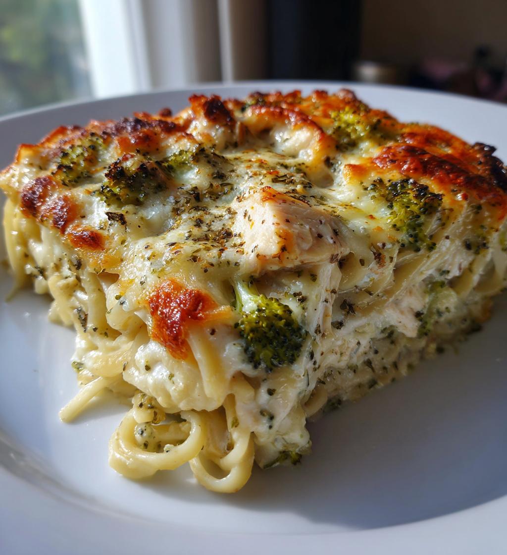 easy chicken alfredo casserole
