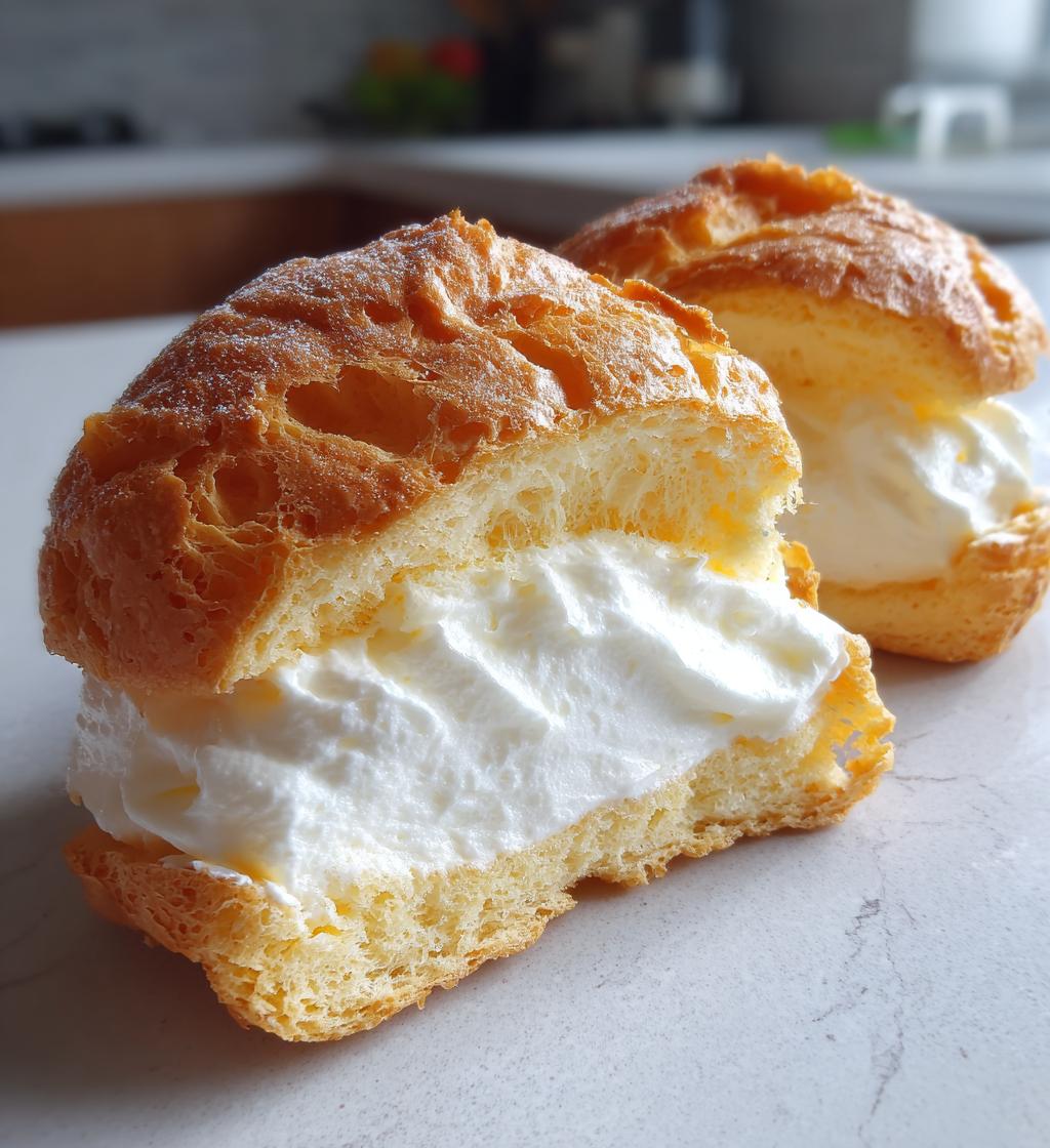 easy cream puff cake - detail 1