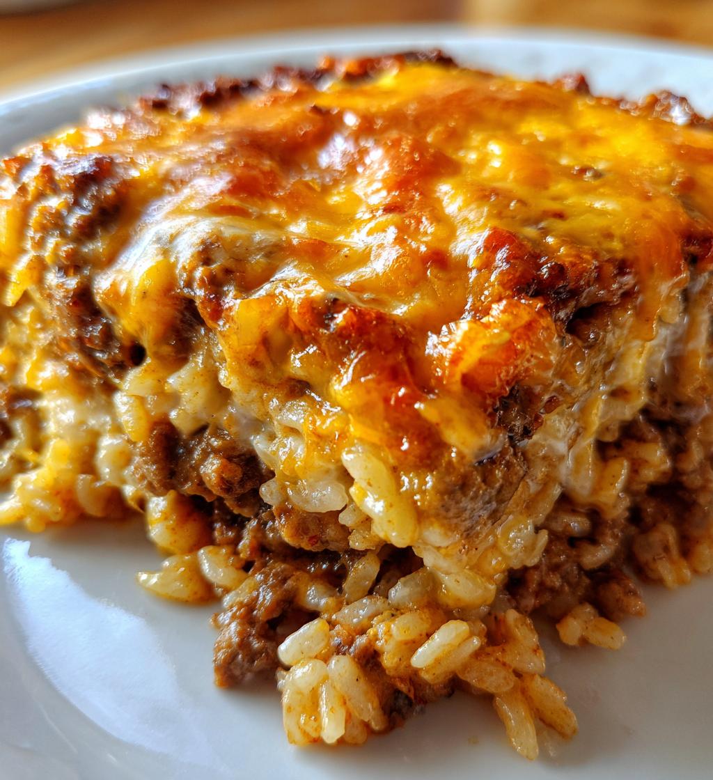 easy french onion beef and rice casserole recipe