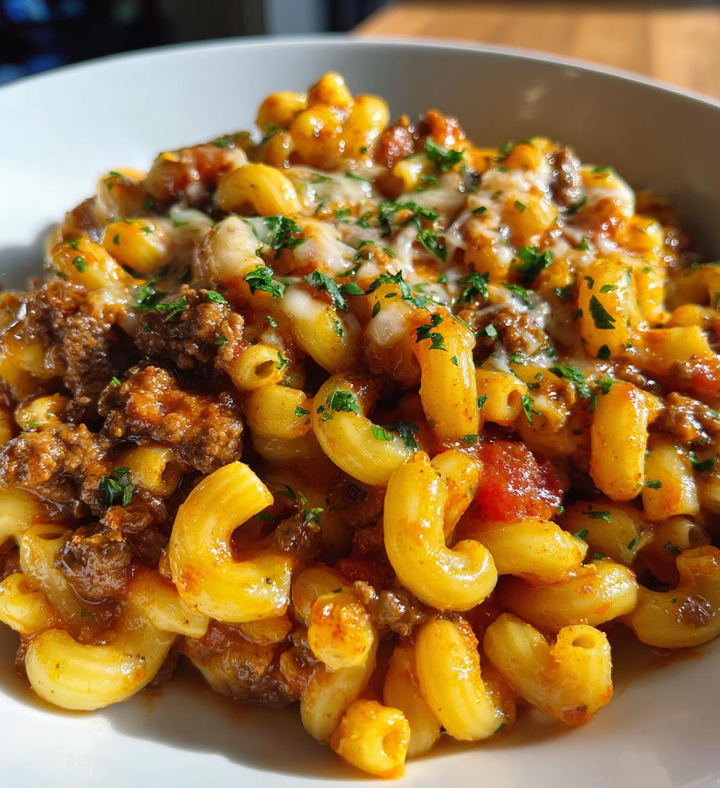 easy homemade beefaroni - detail 1