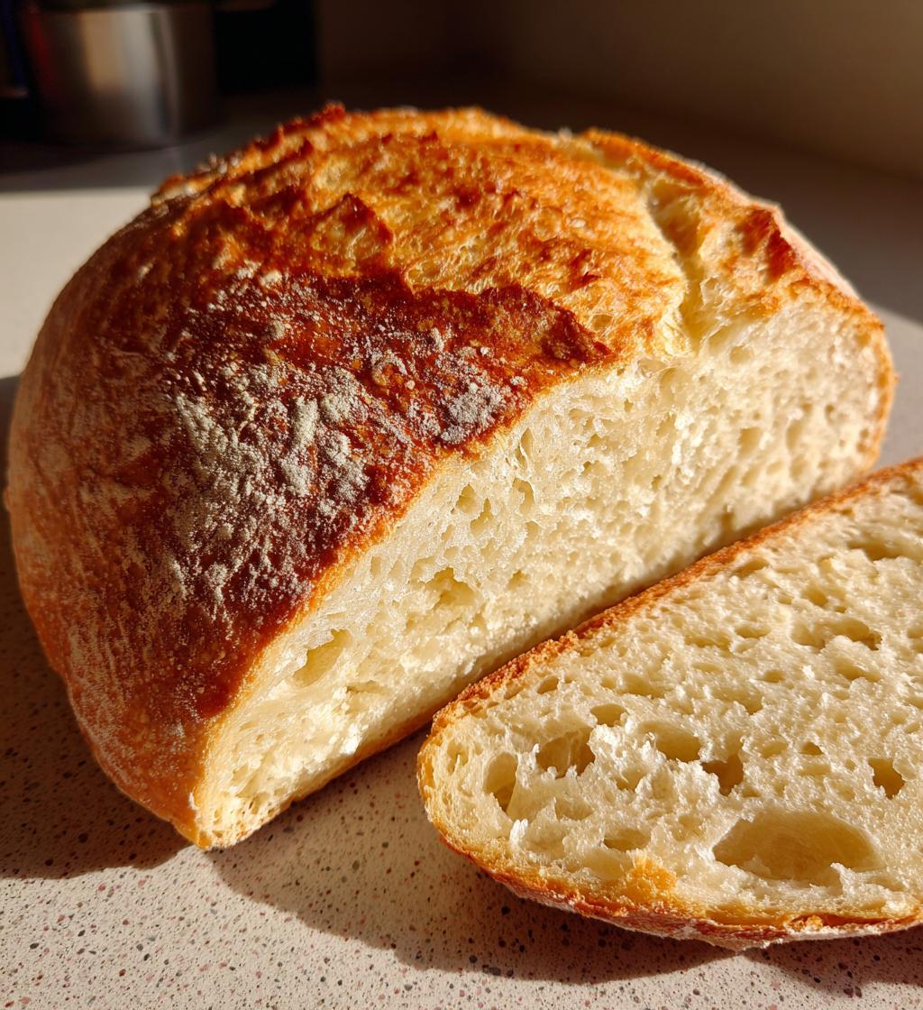 easy homemade bread - detail 1