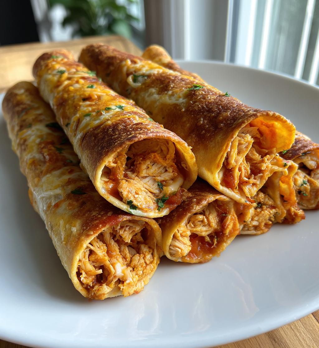 easy homemade chicken taquitos - detail 1
