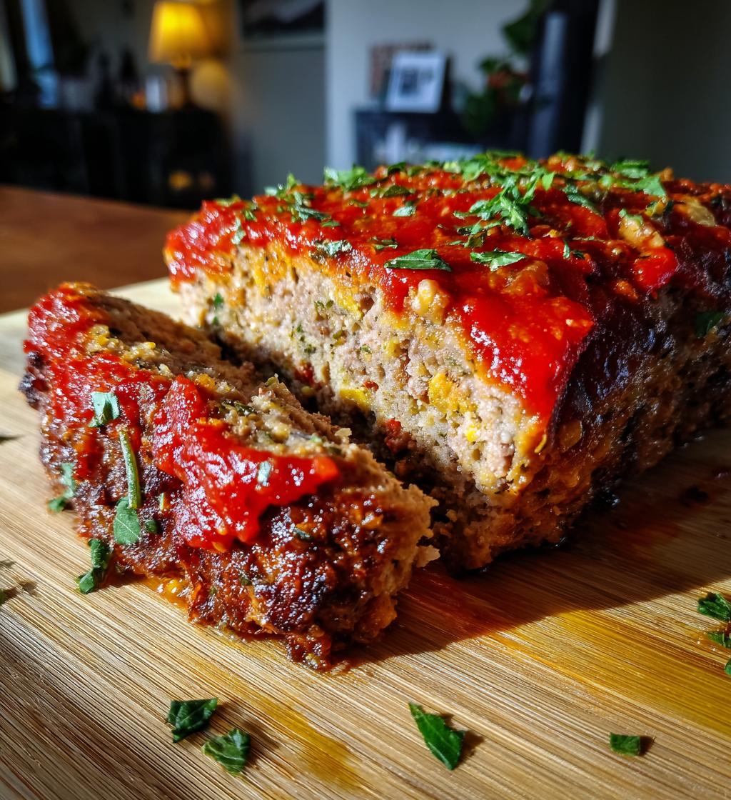 easy italian meatloaf - detail 1