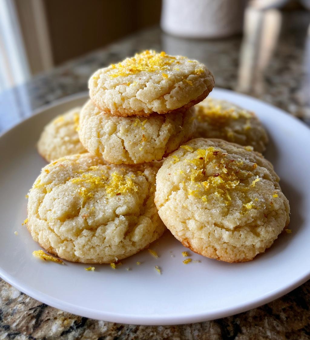 easy lemon cookies - detail 1