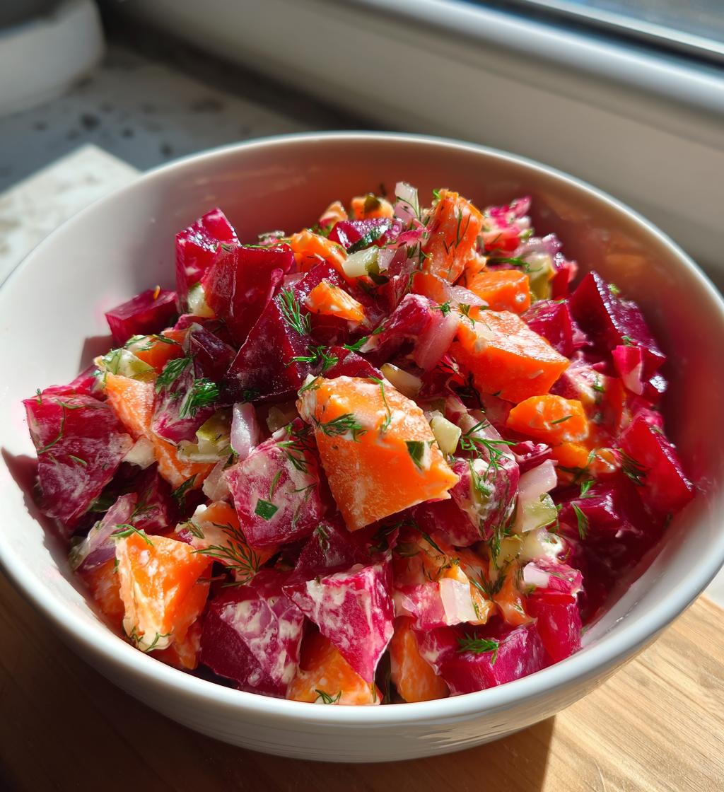 easy russian beet salad recipe - detail 1