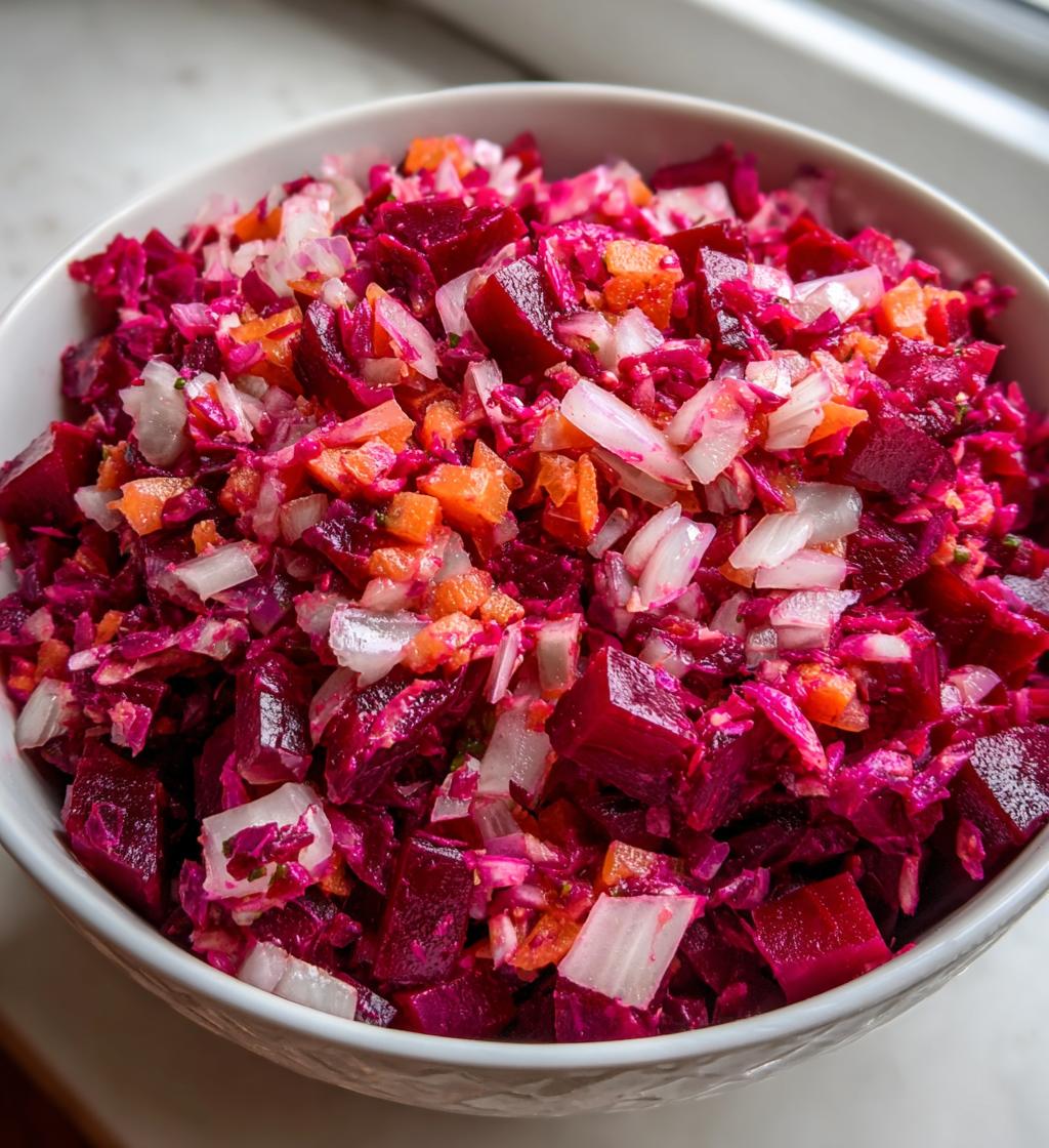 easy russian beet salad recipe