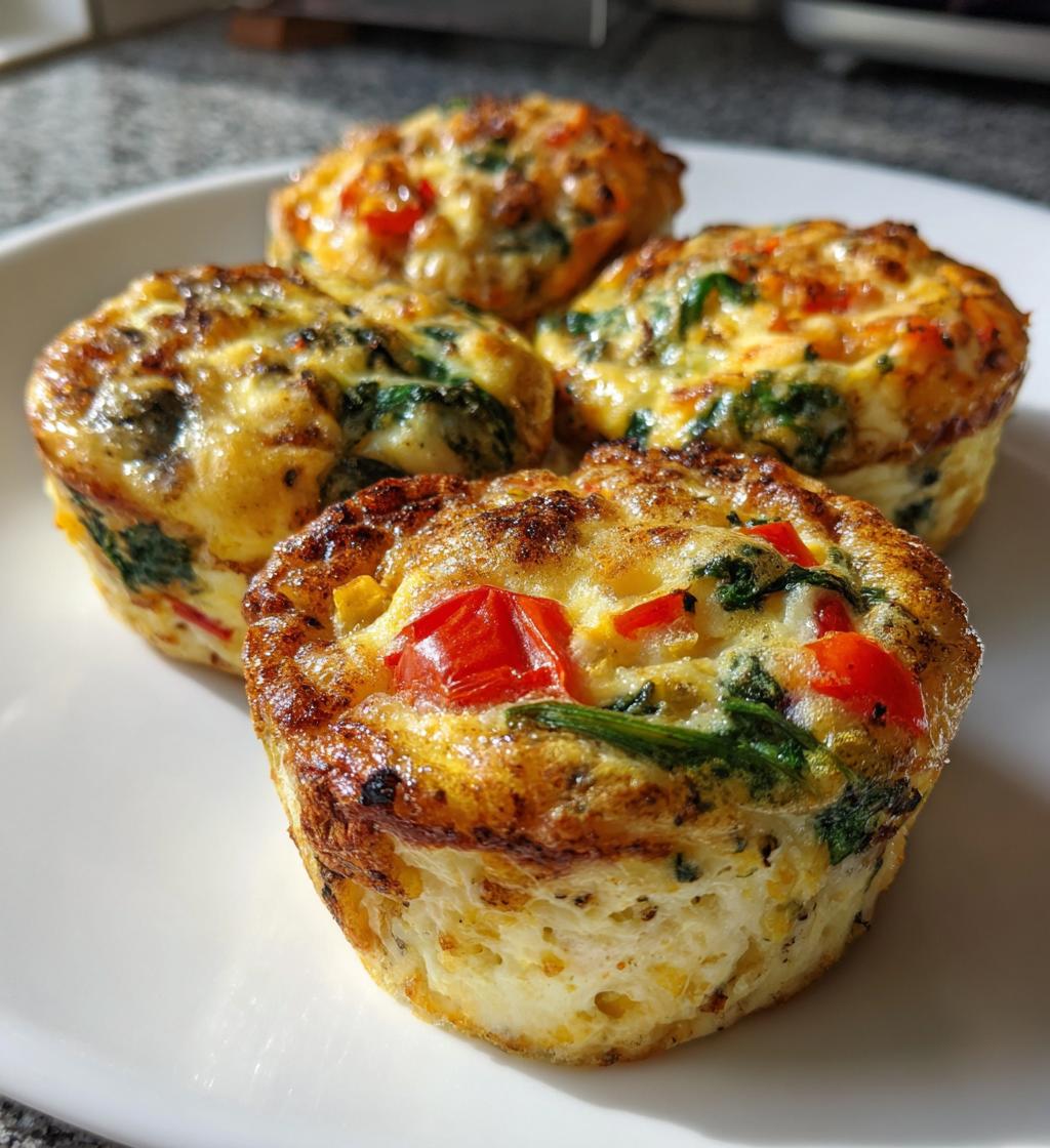 egg white muffins with veggies