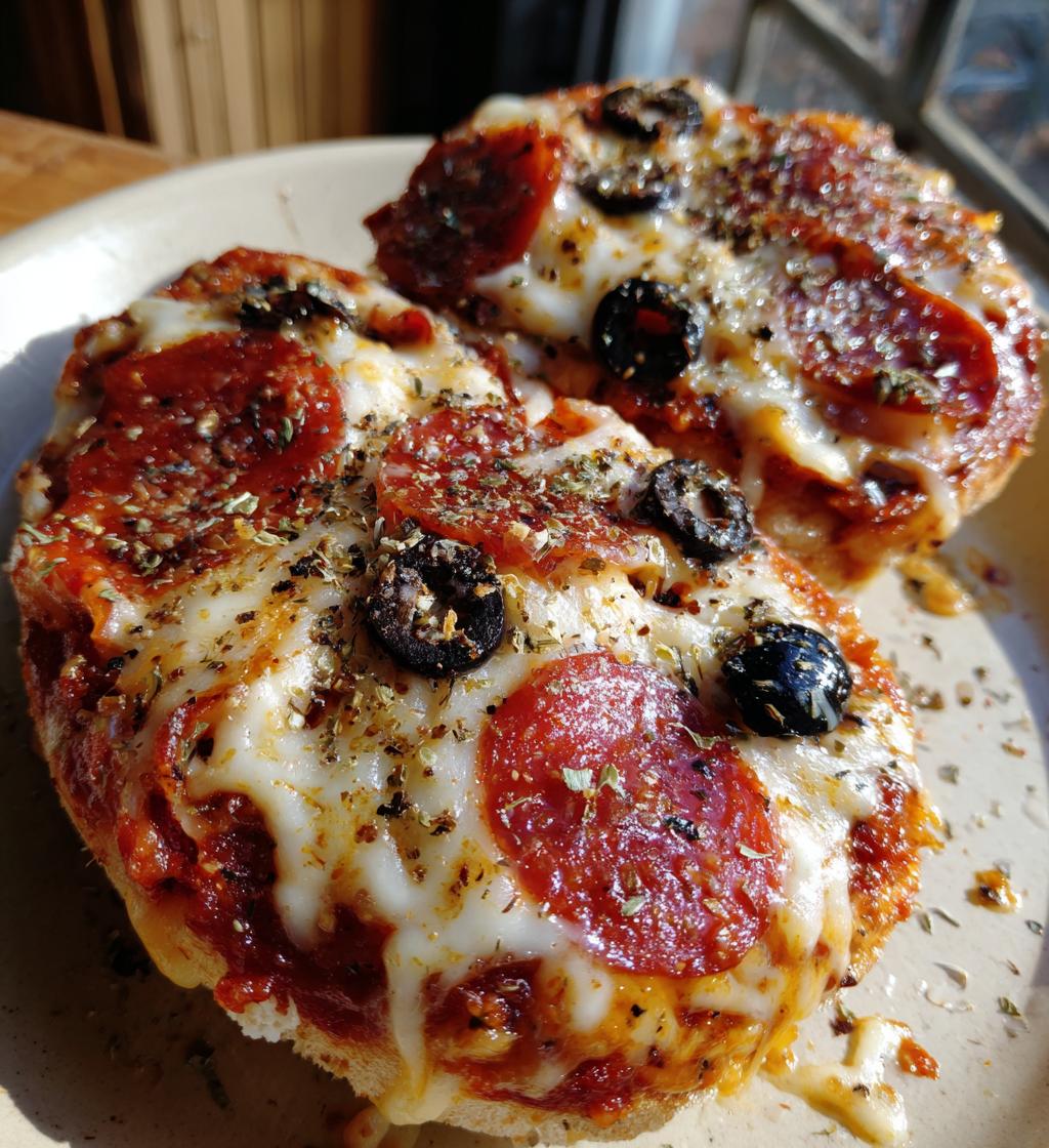 english muffin pizzas - detail 1