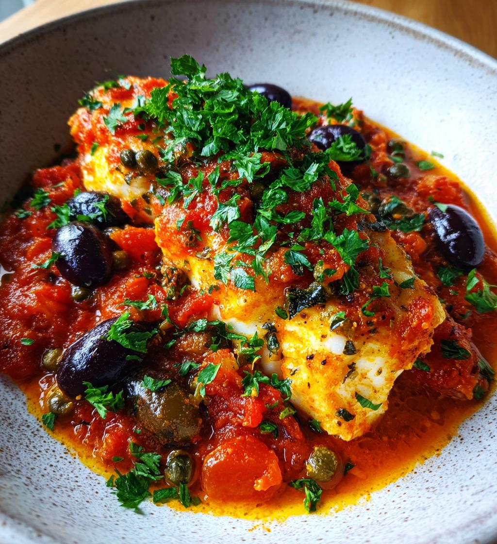 fish puttanesca - detail 1