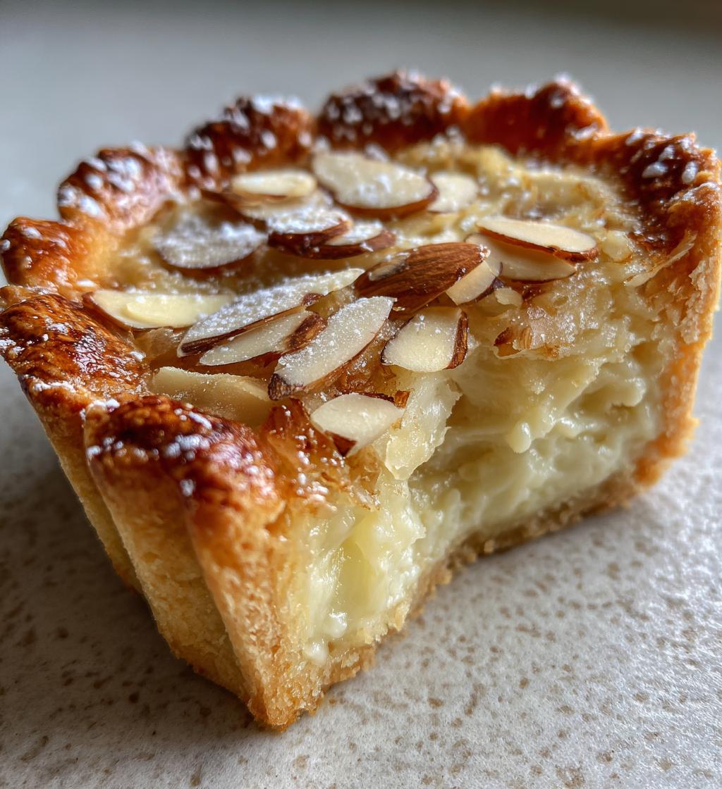 flaky sweet almond pastry