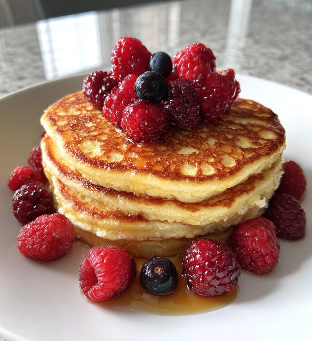 flourless cottage cheese pancakes - detail 1