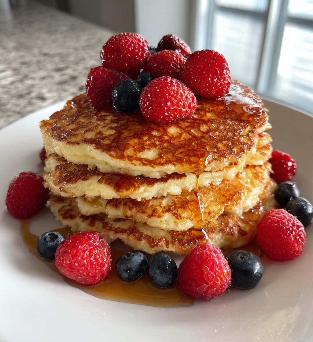 flourless cottage cheese pancakes