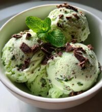 fresh mint ice cream