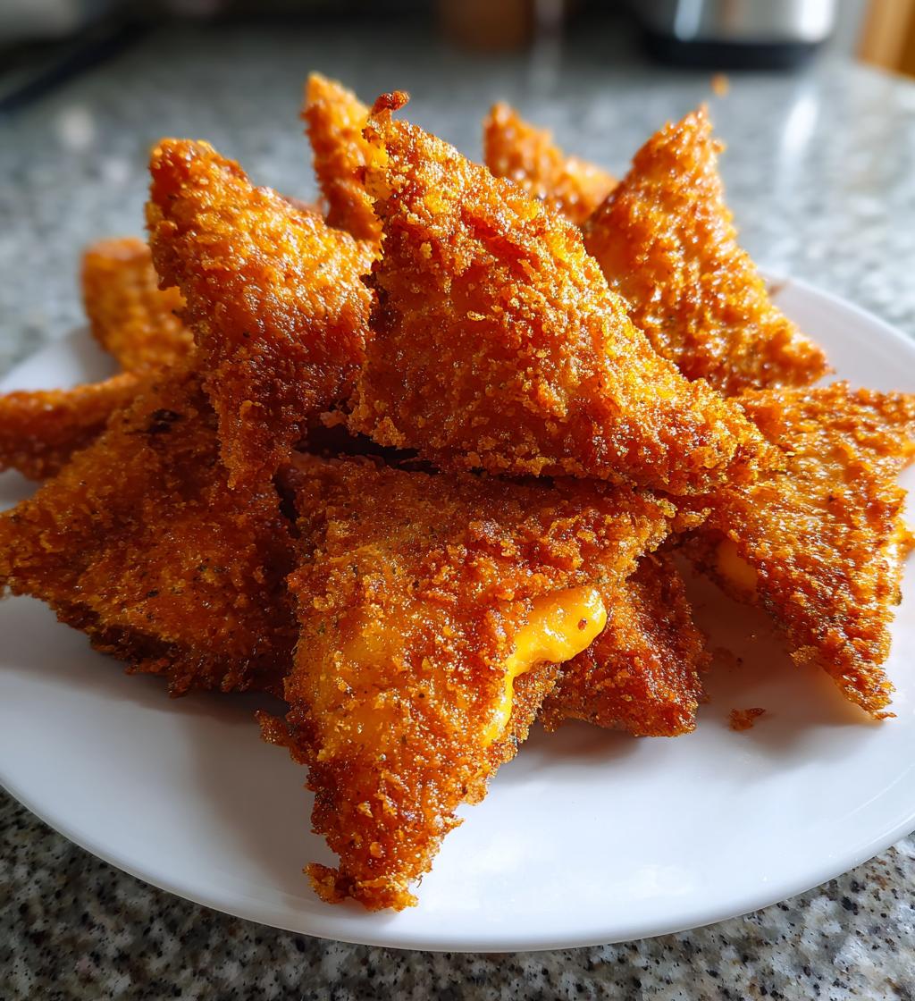 fried cheese stuffed doritos