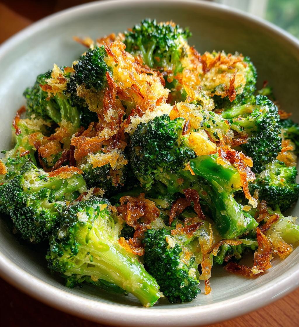 garlic parmesan broccoli