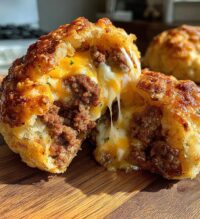 garlic parmesan cheeseburger bombs 2