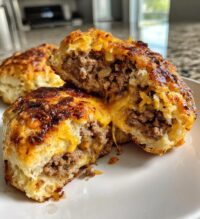 garlic parmesan cheeseburger bombs