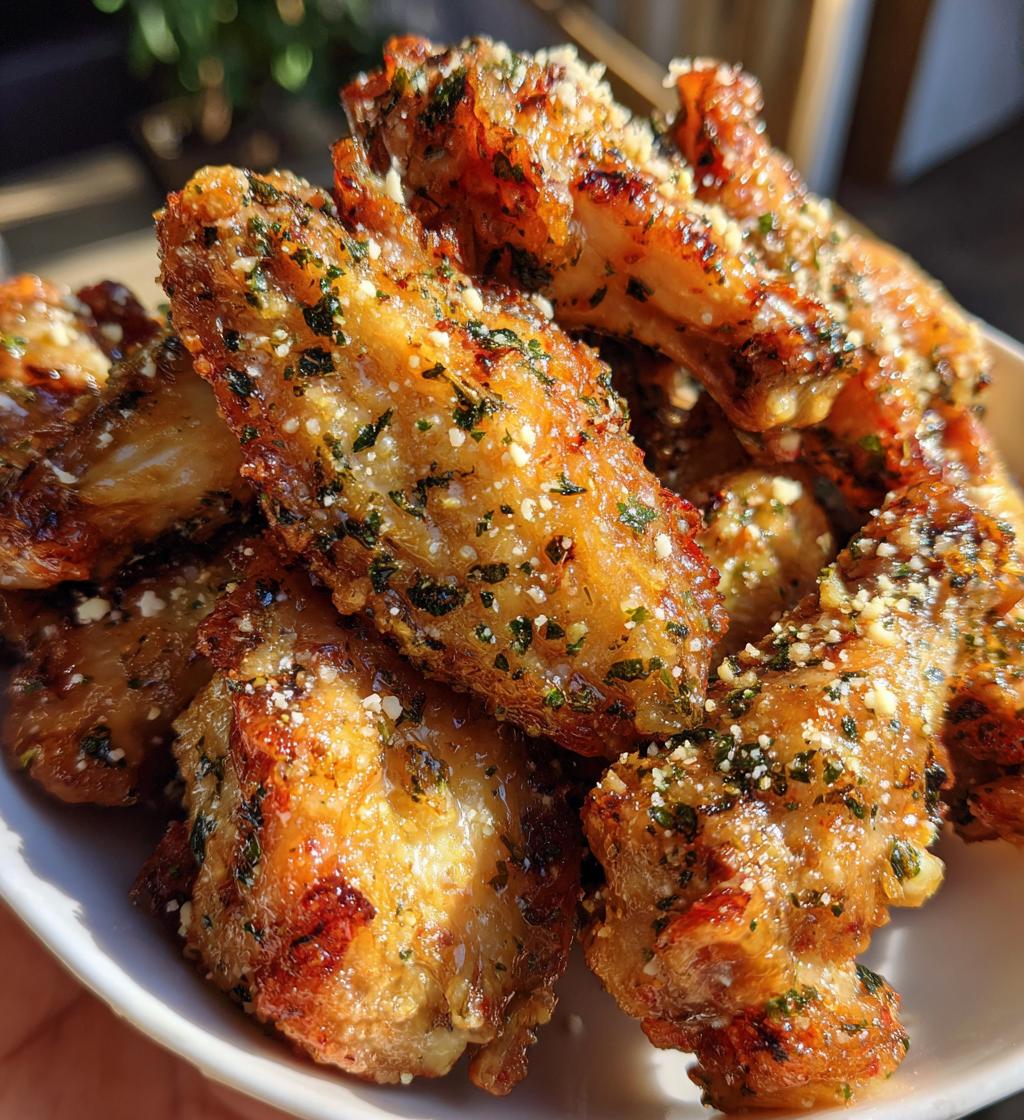 garlic parmesan wings