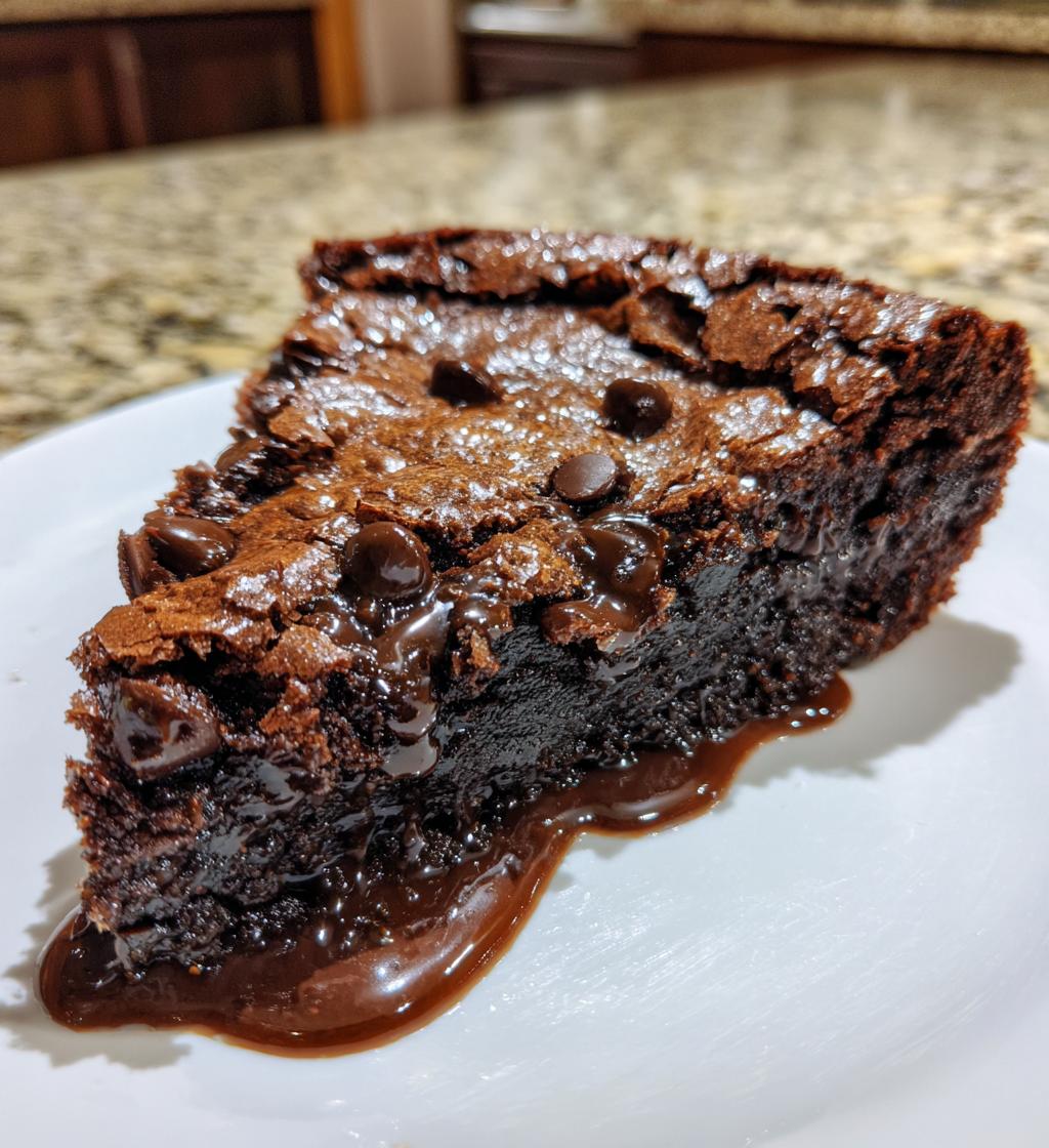 gooey brownie pie