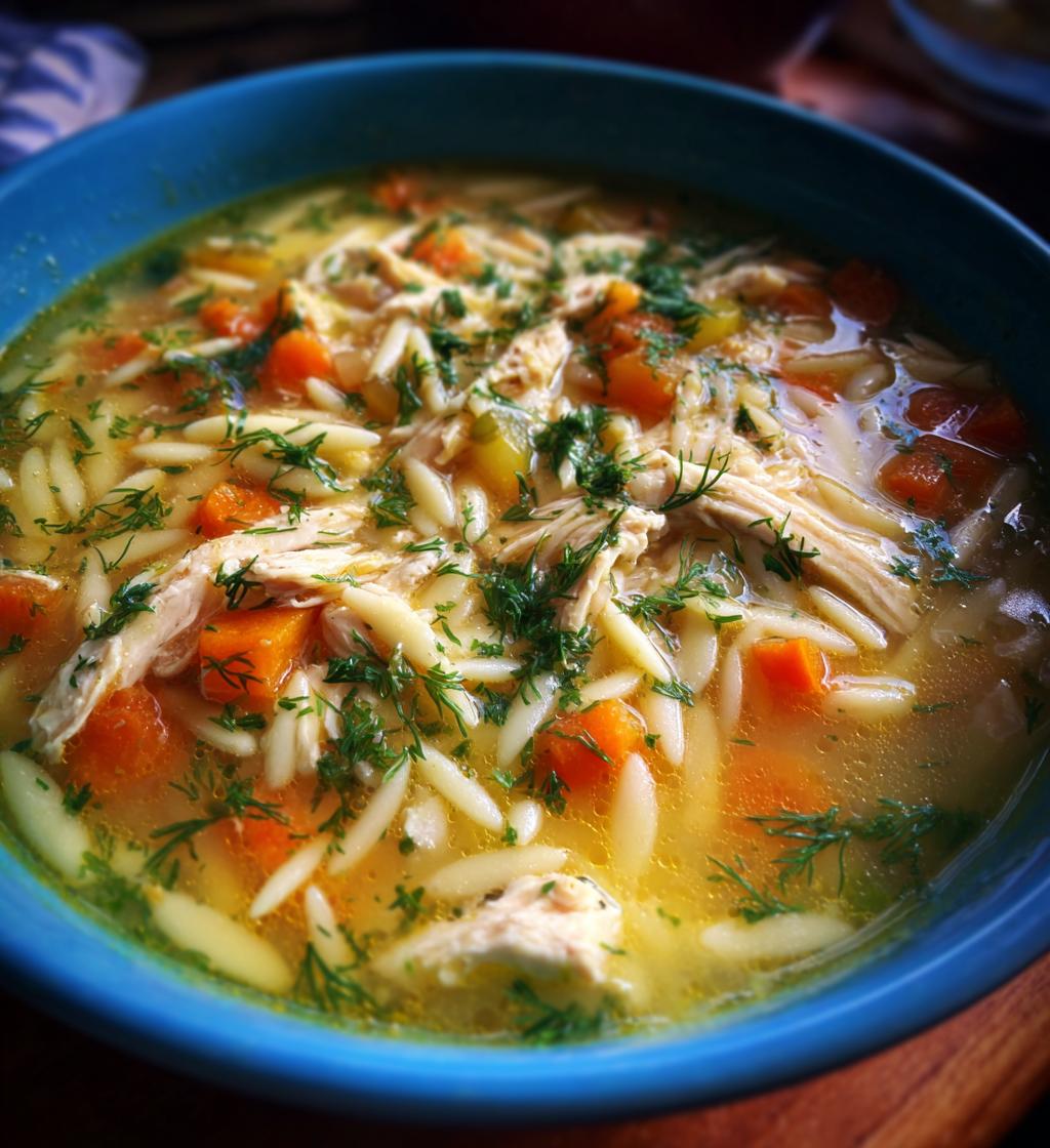 greek lemon chicken soup a comforting and zesty delight