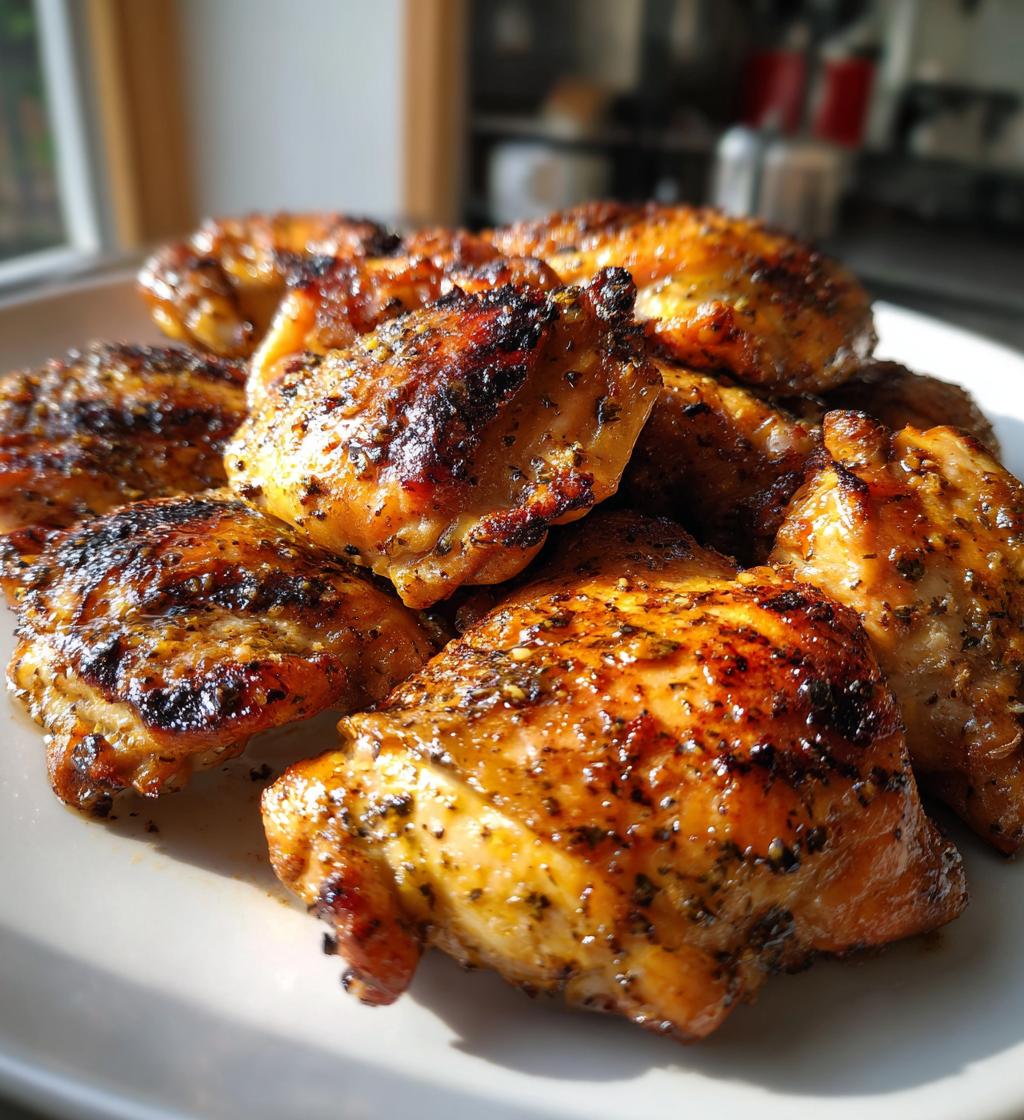 grilled chicken thighs